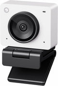 OBSBOT Meet 2-4K Webcam for PC with 1/2' Sensor, AI Framing & Autofocus, Beauty Mode, Lightweight, Gesture Control, HDR, Dual Microphone, 60 FPS, Web Cam for Streaming, Meeting, Gaming. (Cloud White)