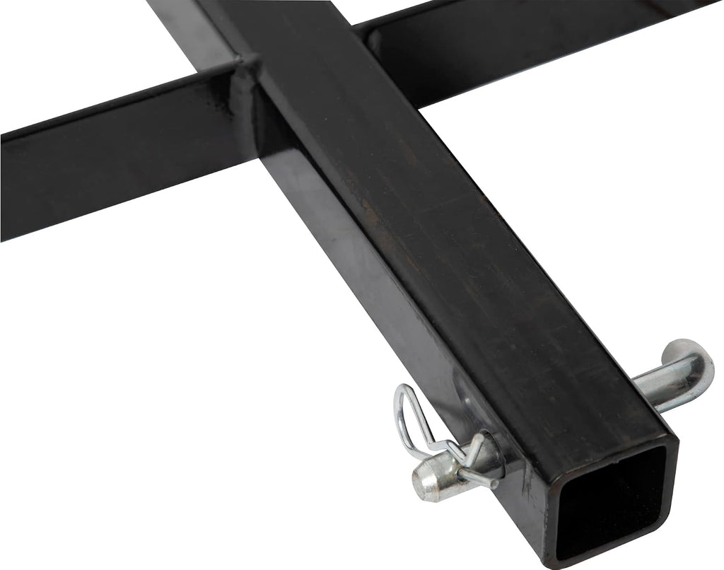 Buyers Products 1707020 Poly Hitch Mounted Cargo Carrier, 23x51x26, Includes Polyethylene Chest, Steel Frame, 5/8in. Hitch Pin, Waterproof Truck Bed Storage & Tool Box, Fits 2 in Receiver, Made in USA