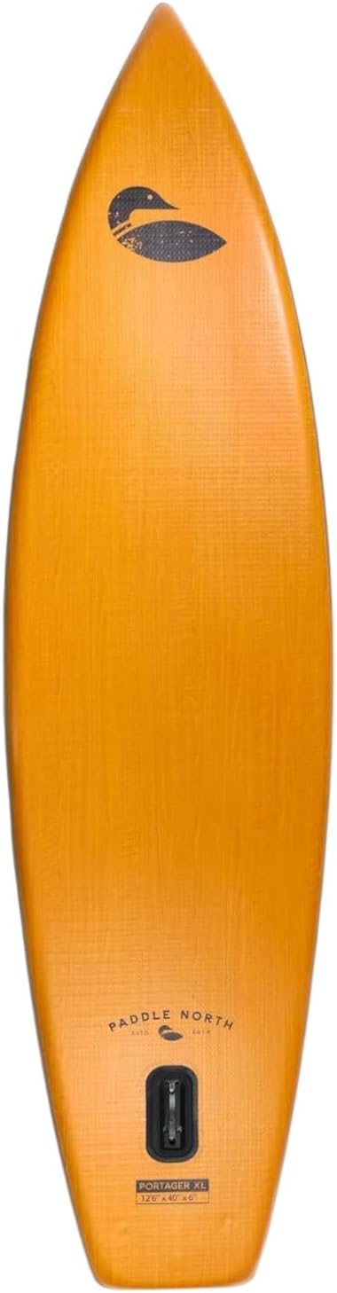 Paddle North 12'6' PORTAGER XL Inflatable Stand-Up Paddle Board - Full iSUP Kit Included (Pump, Carrying Bag, Fin, Adjustable Paddle) - Stable & Versatile for 2-Person Use - Supports up to 650 lbs