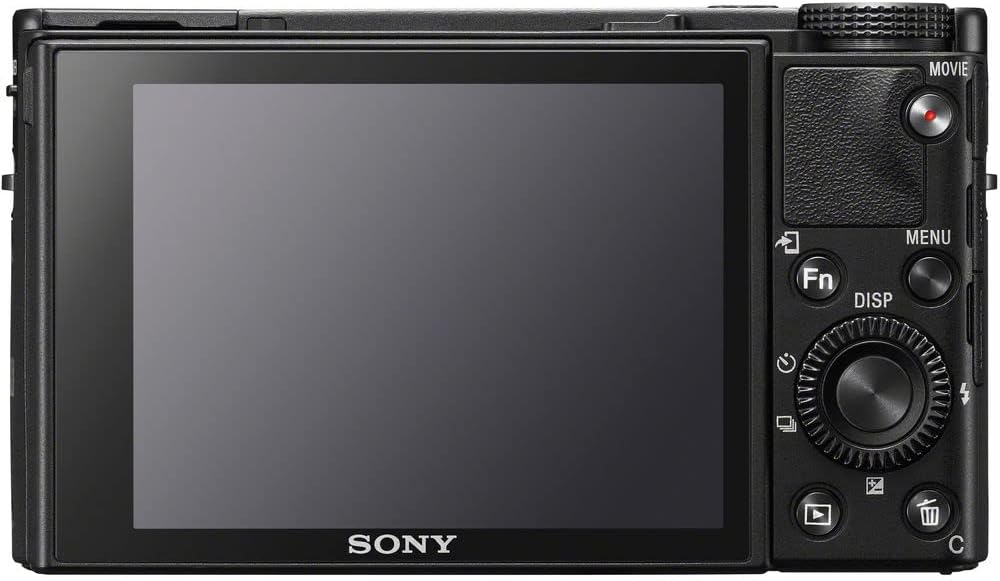 Sony Cyber-Shot RX100 VII Digital Camera (DSC-RX100M7) – 20.1MP 1-Inch Stacked CMOS Sensor | ZEISS 24–200 mm Zoom Lens | 64GB Card, Case, 2 x NP-BX1 Battery, LED Light, Photo Software and More