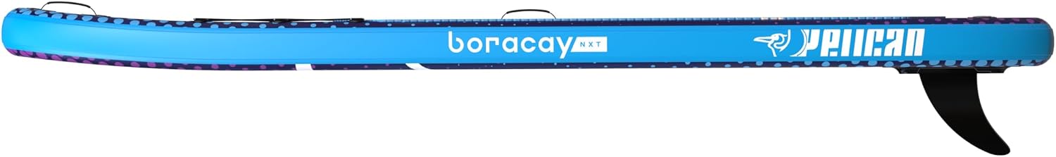 Pelican Boracay Premium Inflatable Stand Up Paddle Board - 3 Pieces SUP Paddle - Accessories, Leash, Hand Pump & Carry Bag - 10 ft