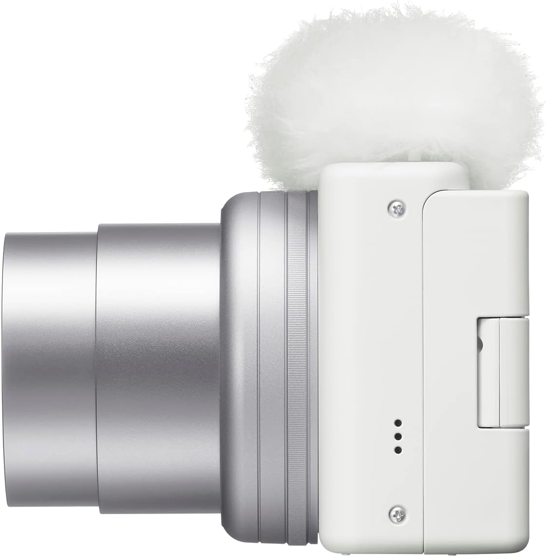 Sony ZV-1 II Vlog Camera for Content Creators and Vloggers (White) (Renewed)