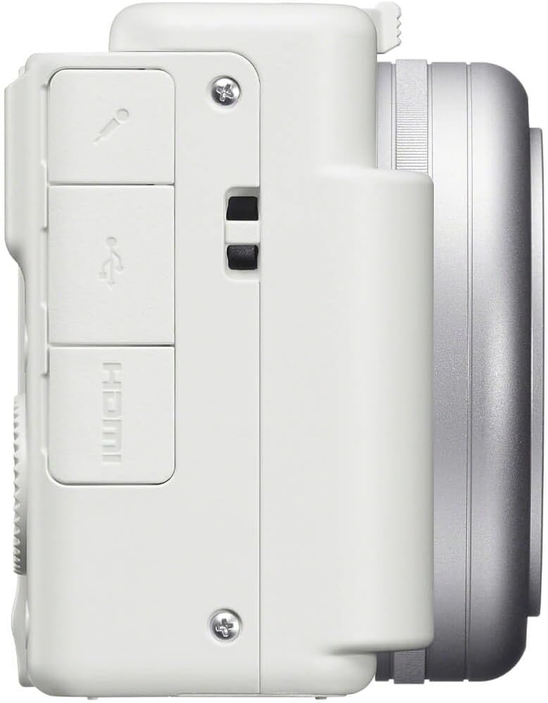 Sony ZV1FW 20mm Vlog Camera for Content Creators - White (Renewed)