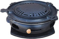 BBQ Barbeque Barbecue Grill,Large Cast Iron Barbecue Meat Stove,Korean Smoke-Free Household Charcoal Grill,Indoor Outdoor,15 Styles (Color : E)