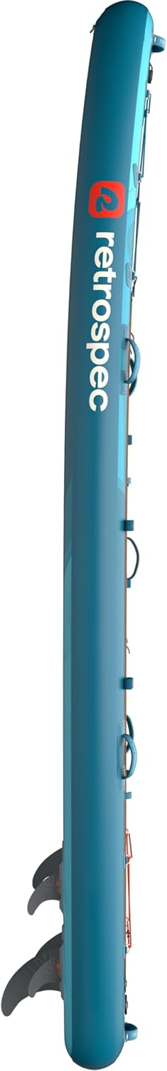 Retrospec Weekender Crew Inflatable Paddle Board - 12ft & 15ft XL Multi-Person iSUP with 400 & 1050lb Capacity & No-Slip Deck - Includes 2 Paddles & Accessories