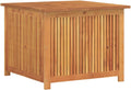 vidaXL Garden Storage Box Natural Wood Solid Acacia Wood 29.5x29.5x22.8 in