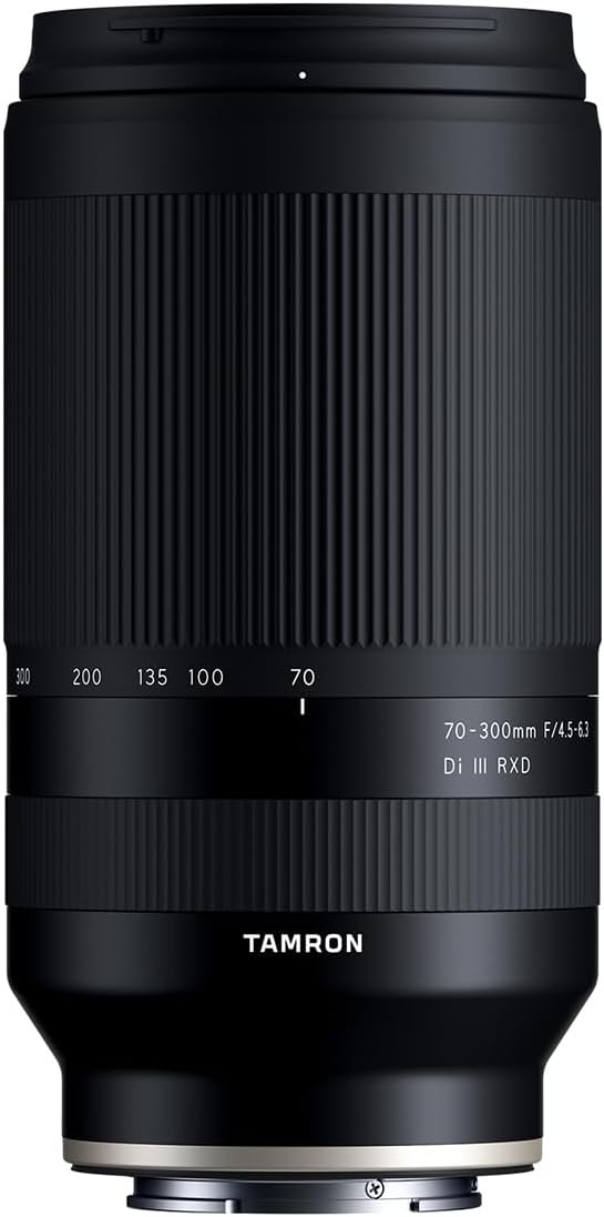 Tamron 70-300mm F/4.5-6.3 Di III RXD for Sony Mirrorless Full Frame/APS-C E-Mount (Tamron 6 Year Limited USA Warranty), Black