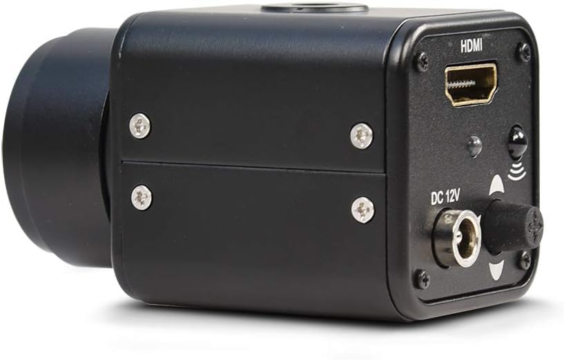 MOKOSE HDMI Camera, HD 1080P 60FPS Digital Security Camera, Industry Digital Camera with 3.2mm No Distortion HD Lens