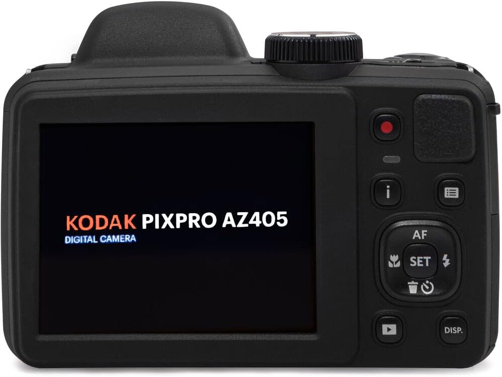 Kodak AZ405BK PIXPRO Astro Zoom 20MP Digital Camera 40X Optical Zoom 24mm Bundle with Lexar 32GB UHS-I SDHC Memory Card and Deco Gear Camera Bag, Lens Blower, Lens Pen, 12inch Tripod & More