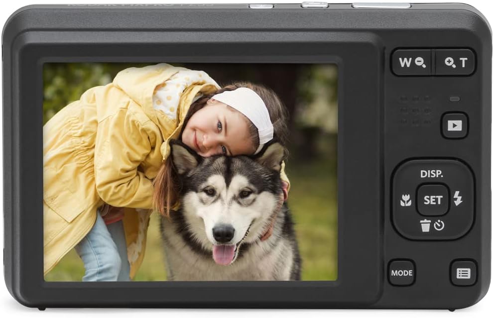 Kodak FZ55RD PIXPRO Digital Camera Red Bundle with Lexar 64GB High-Performance 800x UHS-I SDHC Memory Card Blue Series