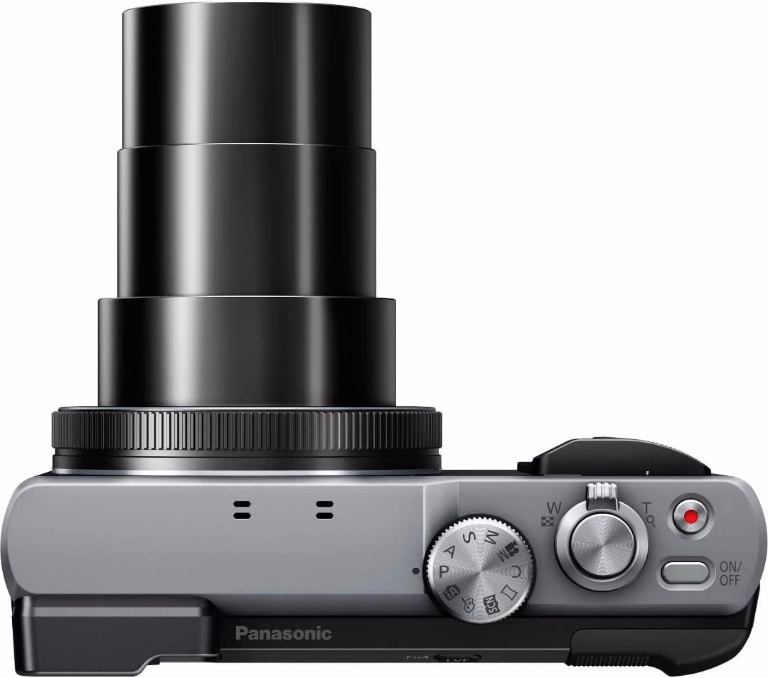PANASONIC LUMIX 4K Point and Shoot Camera, 30X LEICA DC Vario-ELMAR Lens F3.3-6.4, 18 Megapixels, High Sensitivity Sensor, DMC-ZS60S (SILVER)