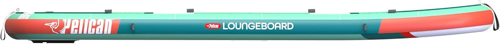 Pelican LoungeBoard Inflatable SUP - Recreational Stand Up Paddle Board - Yoga and Adventure Ready - Bag & Paddle Included - 9ft - Turquoise