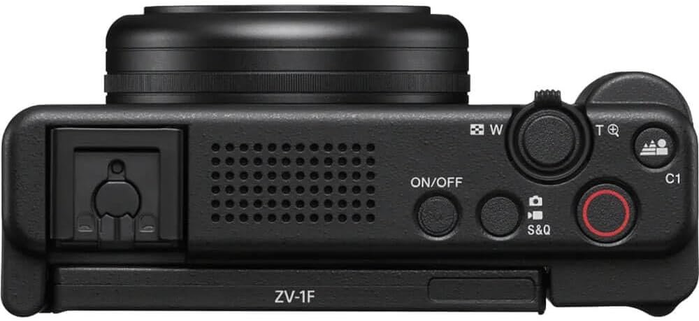 Sony (Refurbished) ZV-1F Vlog Camera for Content Creators and Vloggers (Black) (Renewed)