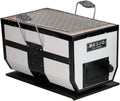 Japanese BBQ Charcoal Grill - Shichirin, Konro, Hibachi, Tabletop Barbecue - With Handles - White - Made in Japan - 6.3 x 11.8 in