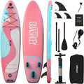 Quashley Inflatable Stand Up Paddle Board,Inflatable Paddleboards 32/34 Inch Wide,All Around SUP for Beginners with Lightweight Paddle,Hand Pump,Backpack,Leash,Durable & Portable iSUP Board