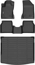 GINOWY-Floor Mats & Cargo Liner for Jeep Compass 2017-2026, TPE All Weather Car Mats Custom Fit Rubber Liners Cargo Trunk Mat Accessories for Jeep Compass