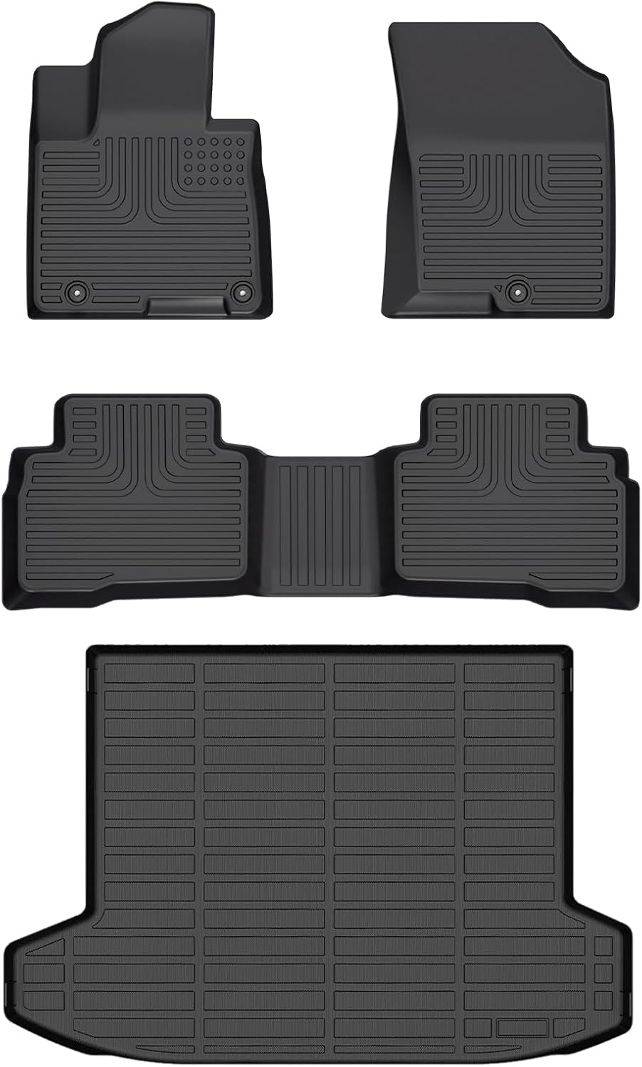 for Hyundai Tucson Hybrid Floor Mats 2022 2023 2024 2025 2026 All Weather Cargo Liner Car Accessories