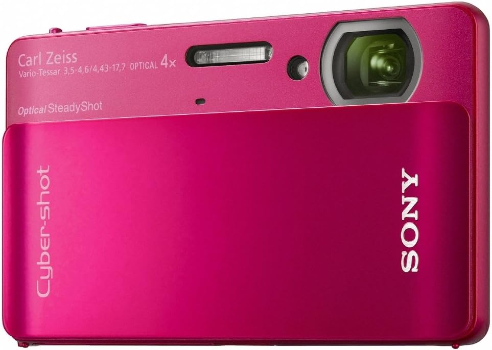 Sony Cyber-shot DSC-TX5 10.2MP CMOS Digital Camera with 4x Wide Angle Zoom with SteadyShot Image Stabilization and 3.0 Inch Touch Screen LCD (Red)
