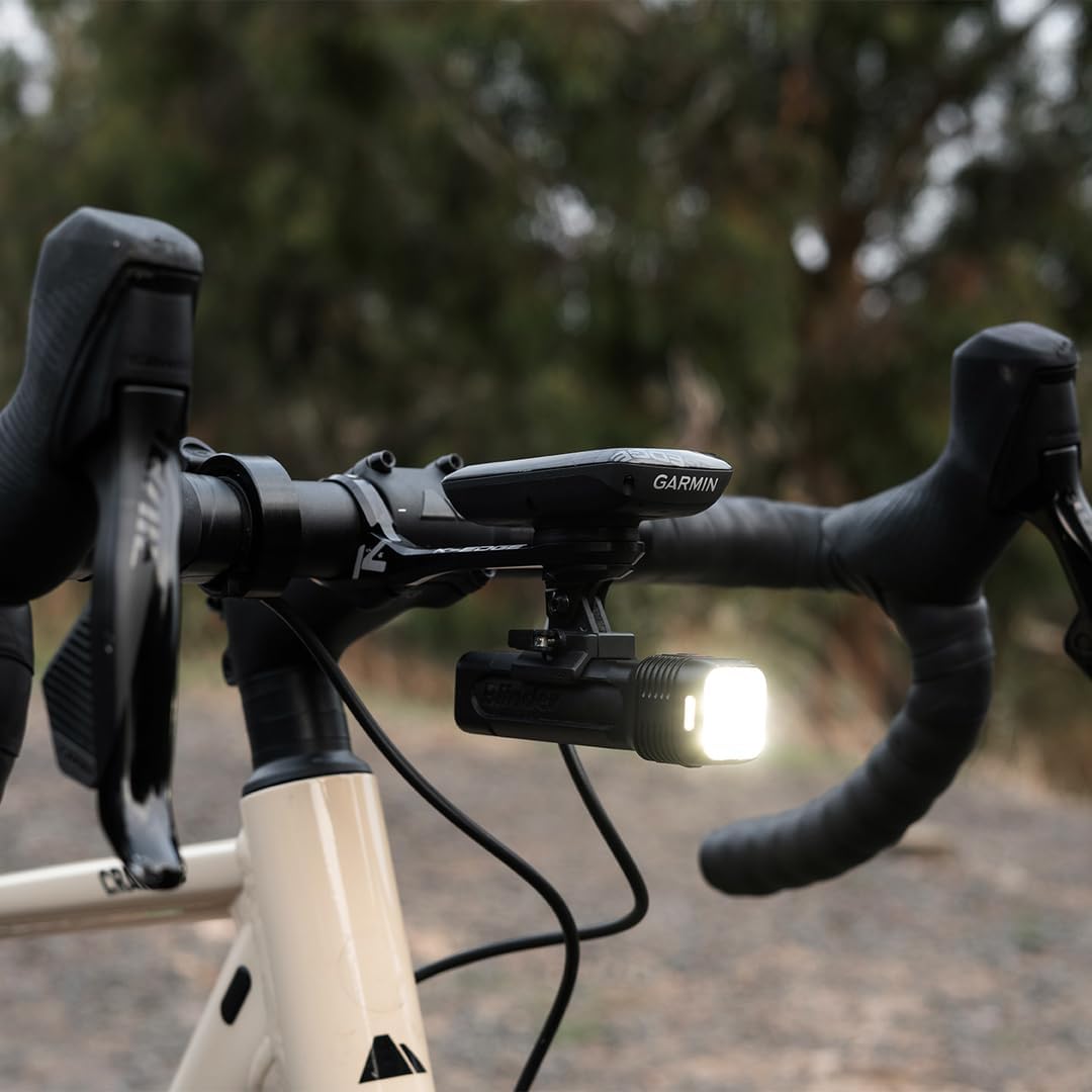 Knog Blinder 1300 Lumen Bike Headlight & Mid Cobber 170 Lumen Bike Light Set, Powerful Illumination, 330° Visibility, Long Battery Life, Waterproof, Multiple Mounts