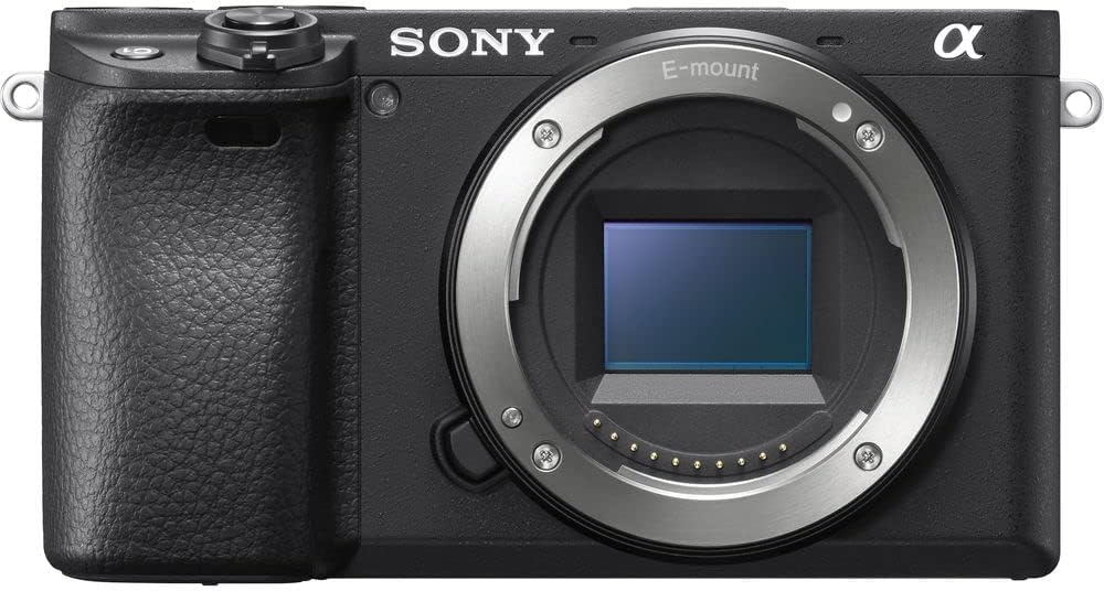 Sony a6400 Mirrorless Camera (ILCE-6400/B) + 64GB Card + Card Reader + Case + Flex Tripod + Hand Strap + Memory Wallet + Cap Keeper + Cleaning Kit (Renewed)