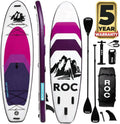 ROC Inflatable Stand Up Paddle Board with Premium SUP Paddle Board Accessories, Wide Stable Design, Non-Slip Comfort Deck for Youth & Adults