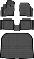 Binmotor-Floor Mats & Cargo Liner Set for Ford Taurus 2010-2019, All Weather Mats Cargo Trunk Mat Waterproof Car Mats for Taurus Accessories Custom Fit