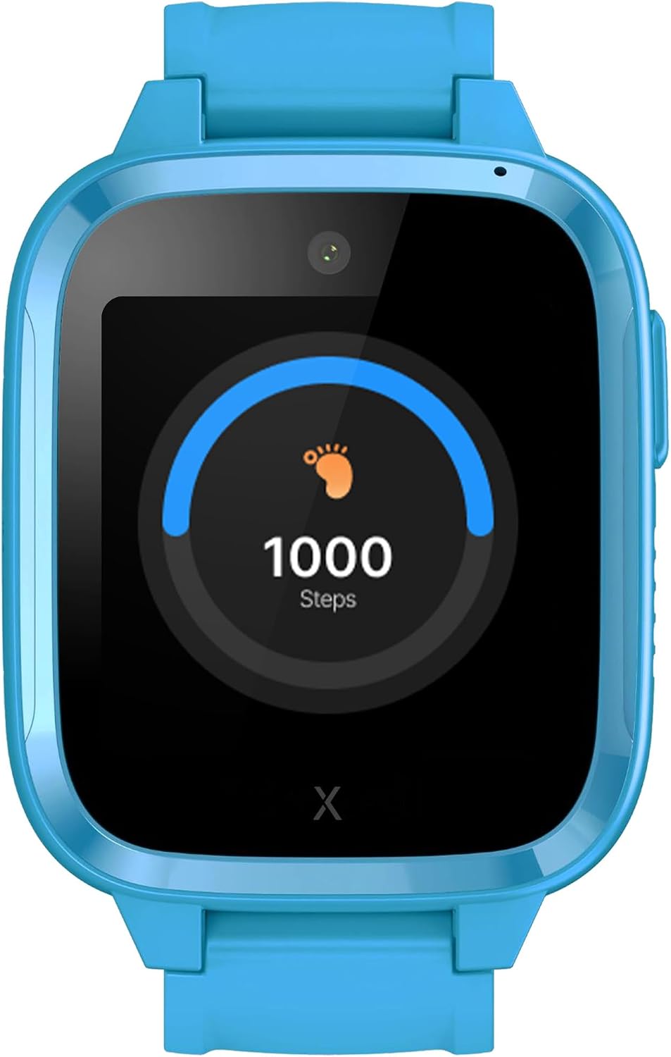 XPLORA Kidzi - Watch Phone for Children (4G) - Calls, Messages, Kids School Mode, SOS Function, GPS Location, Camera and Pedometer – (Subscription Required) (Kidzi on T-Mobile's Network, Blue)