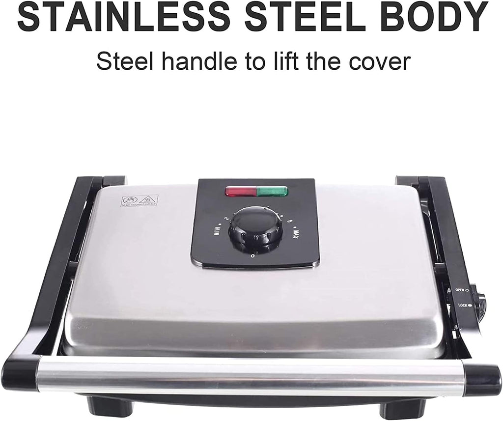 Indoor Grill Electric Grill Griddle Smokeless Grill, Portable Korean BBQ Grill with Turbo Smoke Extractor Technology, Non-Stick Removable Plates, Dishwasher-Safe, 2000W,House