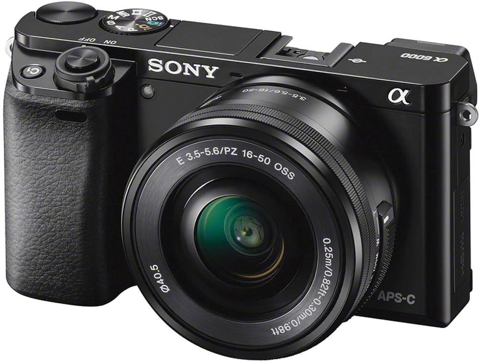 Sony Alpha a6000 Mirrorless Camera with 16-50mm and 55-210mm Lenses ILCE6000Y/B with Sony FE 85mm Lens, Soft Bag, Additional Battery, 64GB Card, Card Reader, Plus Accessories