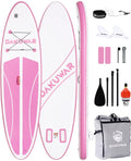 DAKUWAR Paddle Board 10'6''/10' Inflatable Stand Up Paddle Boards with SUP Accessories Ultra-Light Paddleboard Non-Slip Comfort Deck for Adults & Youth of All Skill Levels