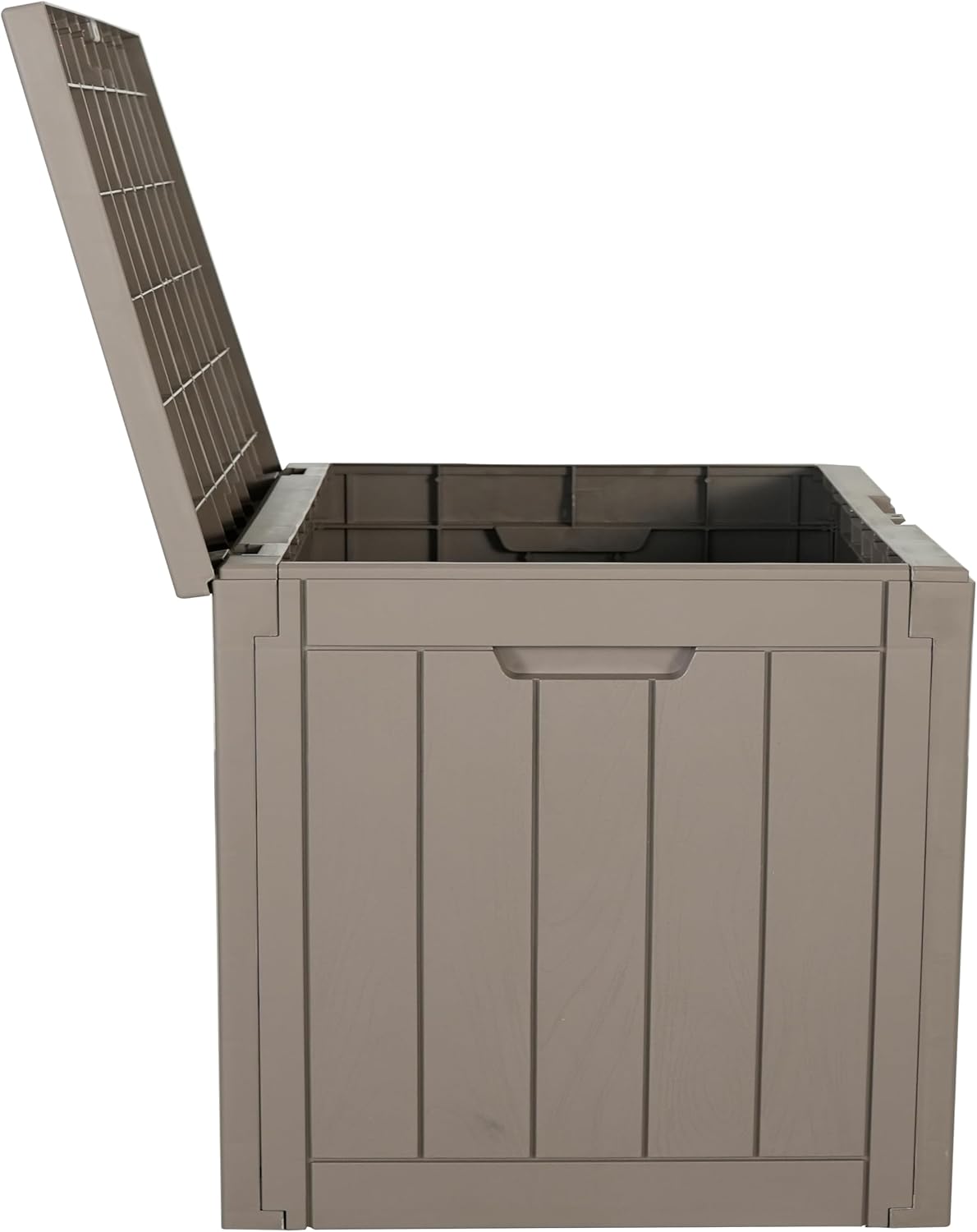 BTEXPERT Set of 5, Indoor Outdoor Storage Box, 30 Gallon Resin Deck Container for Package Delivery Patio Furniture Cushions Garden Tools Pool Sports Equipment UV Resistant Waterproof Lockable