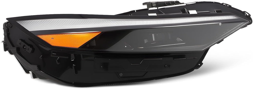 Right Headlight Assembly W/Module Compatible with Elan-tra SE SEL N Line GLS Preferred Luxury Limited 2024-2025 Headlamp Passenger Side Front Light 92012AA740
