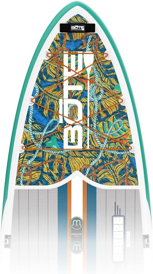 BOTE 11' FT 6' Breeze Aero Inflatable Stand Up Paddle Board, MAGNEPod Compatible Blow Up iSUP Great for Adults Kids Family Travel Friendly Multiple Sizes Color Options