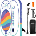 Spatium Kids Inflatable Paddle Boards,Stand Up Paddle Board for Children with Adjustable Paddle,Pump,Leash & Backpack for Lake,Ocean & River Swimming and Surfing