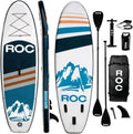Roc Inflatable Stand Up Paddle Board with Premium SUP Paddle Board Accessories, Wide Stable Design, Non-Slip Comfort Deck for Youth & Adults