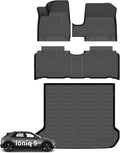 Wayhigh® Floor Mats & Cargo Liner for Hyundai ioniq 5 2025 2026 Fixed Center Console (Unmovable Center Console), All Weather TPE Car Mats Waterproof Heavy Duty, Custom Fit for ioniq 5 Accessories
