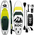 Roc Inflatable Stand Up Paddle Board 10' 6' with Premium SUP Paddle Board Accessories, Wide Stable Design, Non-Slip Comfort Deck for Youth & Adults