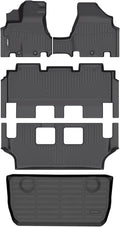 GINOWY-Floor Mats & Cargo Liner for Honda Odyssey 2011-2017, All Weather Car Floor Mat Custom Fit for Honda Odyssey Accessories Rubber Mats Cargo Liners Trunk Mat