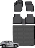 Wayhigh® Floor Mats & Cargo Liner for Volkswagen Tiguan 2025 2026, All Weather TPE Car Mats Waterproof Heavy Duty Floor Liners, Floor Mats Custom Fit for VW Tiguan Accessories