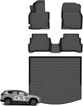 Wayhigh® Floor Mats & Cargo Liner for Mazda CX5 2013-2016, All Weather TPE Car Mats Waterproof Heavy Duty Floor Liners Custom Fit for CX-5 Accessories