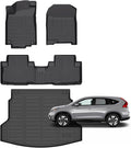 for Honda CR-V Touring Floor Mats 2012-2016,Car Mats for Honda CRV Touring All Weather Floor Mats Cargo Floor Liner Accessories 2012-2016