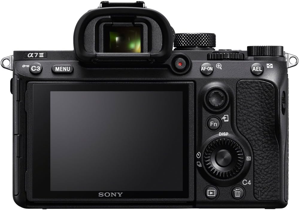Sony a7III 24.2MP Full Frame Mirrorless Interchangeable Lens Camera | Official USA Partner Model | Body ILCE-7M3 Bundle with 64GB Memory + Flash & Accessories Kit