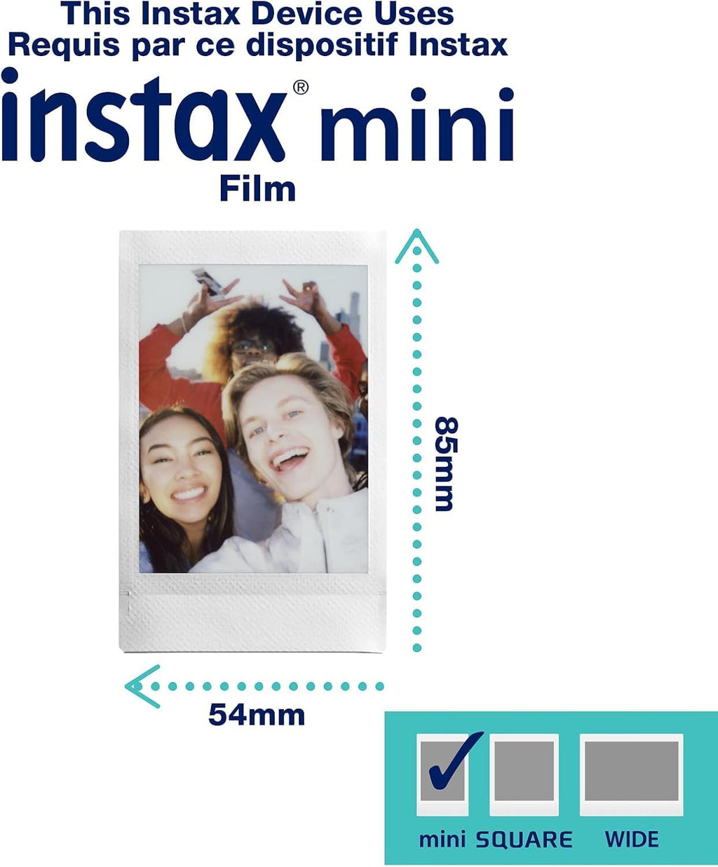 Fujifilm Instax Mini EVO Instant Camera with Sunshine Photo Microfiber Cleaning Cloth (Camera + 3 Twin Packs, Black)