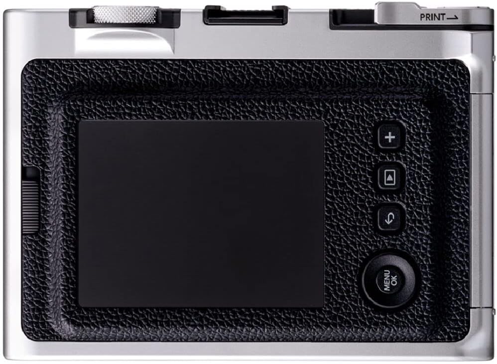 Fujifilm Instant Mini EVO Hybrid Premium Camera Bundle with 20 Instant Film Sheets + 32GB Memory Card + SD Card Reader + Cleaning Cloth (Black)