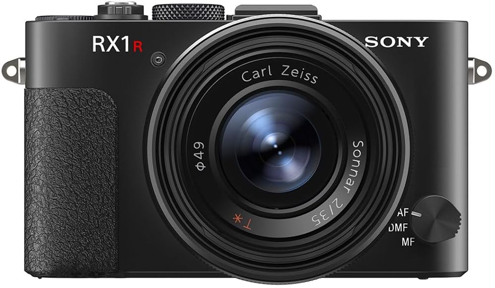 Sony Cyber-Shot DSC-RX1R Digital Camera – Full-Frame 24.3MP Camera with Fixed 35mm f/2 Zeiss Lens – for Travel, Street Photography & Portraits | 64GB Memory Card | Replacement Battery | Bag | More
