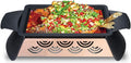 BBQ Barbeque Barbecue Grill,Korean Smokeless Alcohol Charcoal Barbecue Grill,Non-Stick Coating of Maifan Stone,Seafood Plate,2 Size (Size : 40cm*12cm)