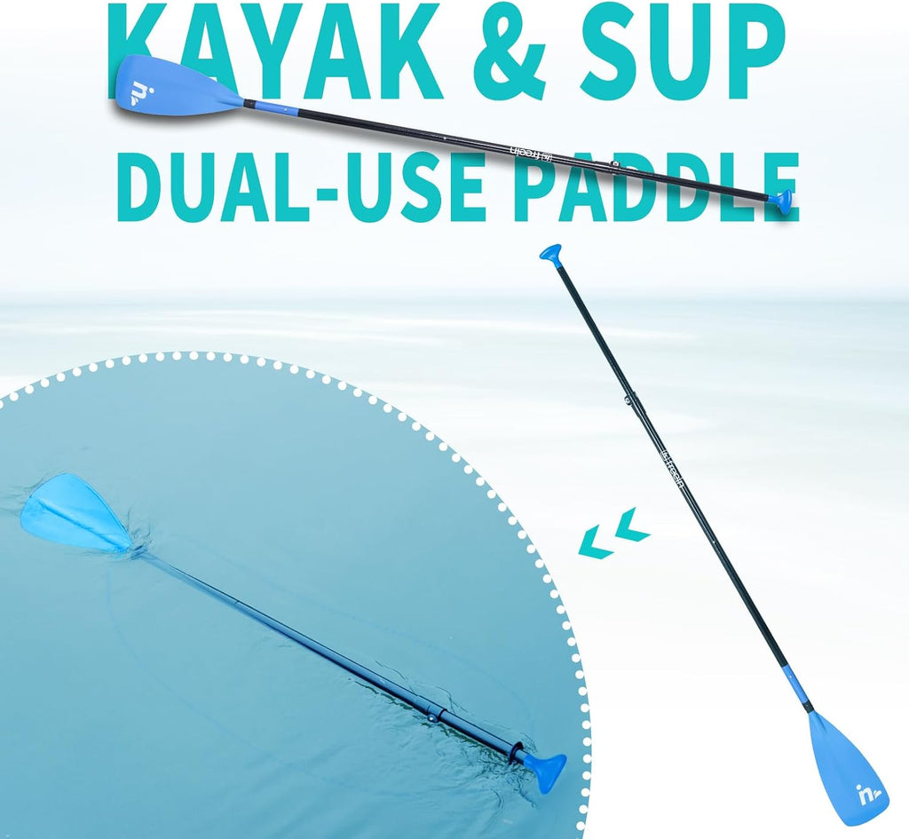 Freein 14'/15'/16' Inflatable Team SUP, Extra Large Stand Up Paddle Board for Multi Person, Dual-action Hand Pump, Adjustable Paddle, Complete Kit