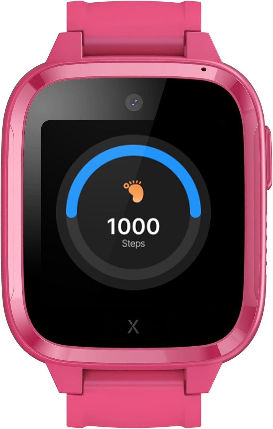 XPLORA Kidzi - Watch Phone for Children (4G) - Calls, Messages, Kids School Mode, SOS Function, GPS Location, Camera and Pedometer – (Subscription Required) (Kidzi on T-Mobile's Network, Pink)