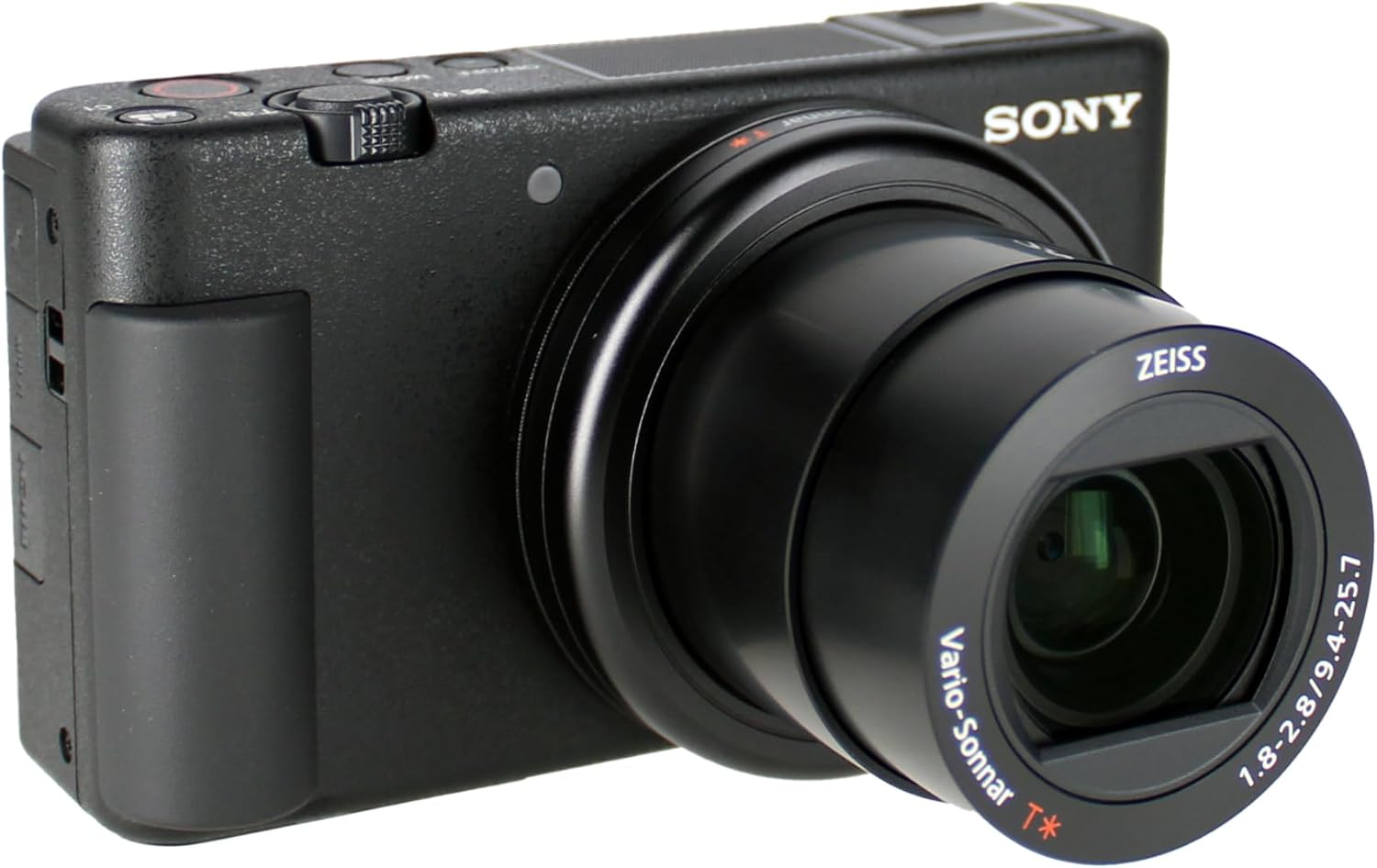 Sony ZV-1 Digital Vlogging Camera Black (DCZV1/B) – 20.1 MP 1' Sensor, 24–70 mm ZEISS Lens, 4K HDR Video, Flip Screen w/ 64GB Card, Photo Software, NP-BX1 Battery, Card Reader, LED Light and More