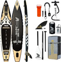 Inflatable Stand Up Paddle Board,10'6''*32''/11'*34'' Ultra-Light SUP Board,Blow Up Paddle Board, Wide Stable Family Board for Youth & Adults of All Skill Levels with Full Set of SUP Board Accessories